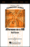 Afternoon on a Hill Two-Part choral sheet music cover